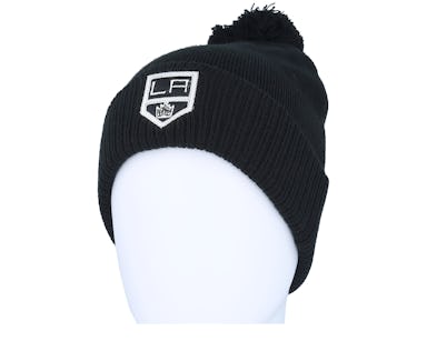 Los Angeles Kings NHL Cuffed Beanie Black Pom - Adidas