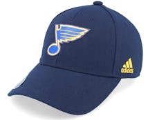 St. Louis Blues NHL Wool Struct. Navy Blue Adjustable - Adidas