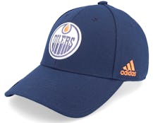 Edmonton Oilers NHL Wool Struct. Navy Blue Adjustable - Adidas
