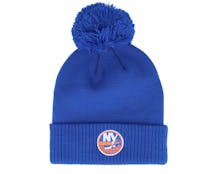 New York Islanders NHL Cuffed Beanie Royal Blue Pom - Adidas