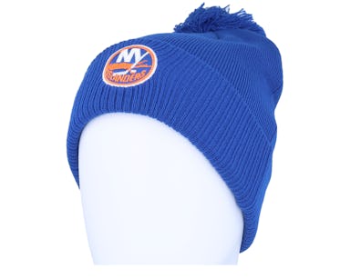 New York Islanders NHL Cuffed Beanie Royal Blue Pom - Adidas