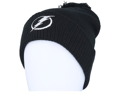 Tampa Bay Lightning NHL Cuffed Beanie Black Pom - Adidas