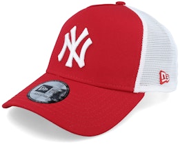 New York Yankees Clean 2 Scarlet/White Trucker - New Era