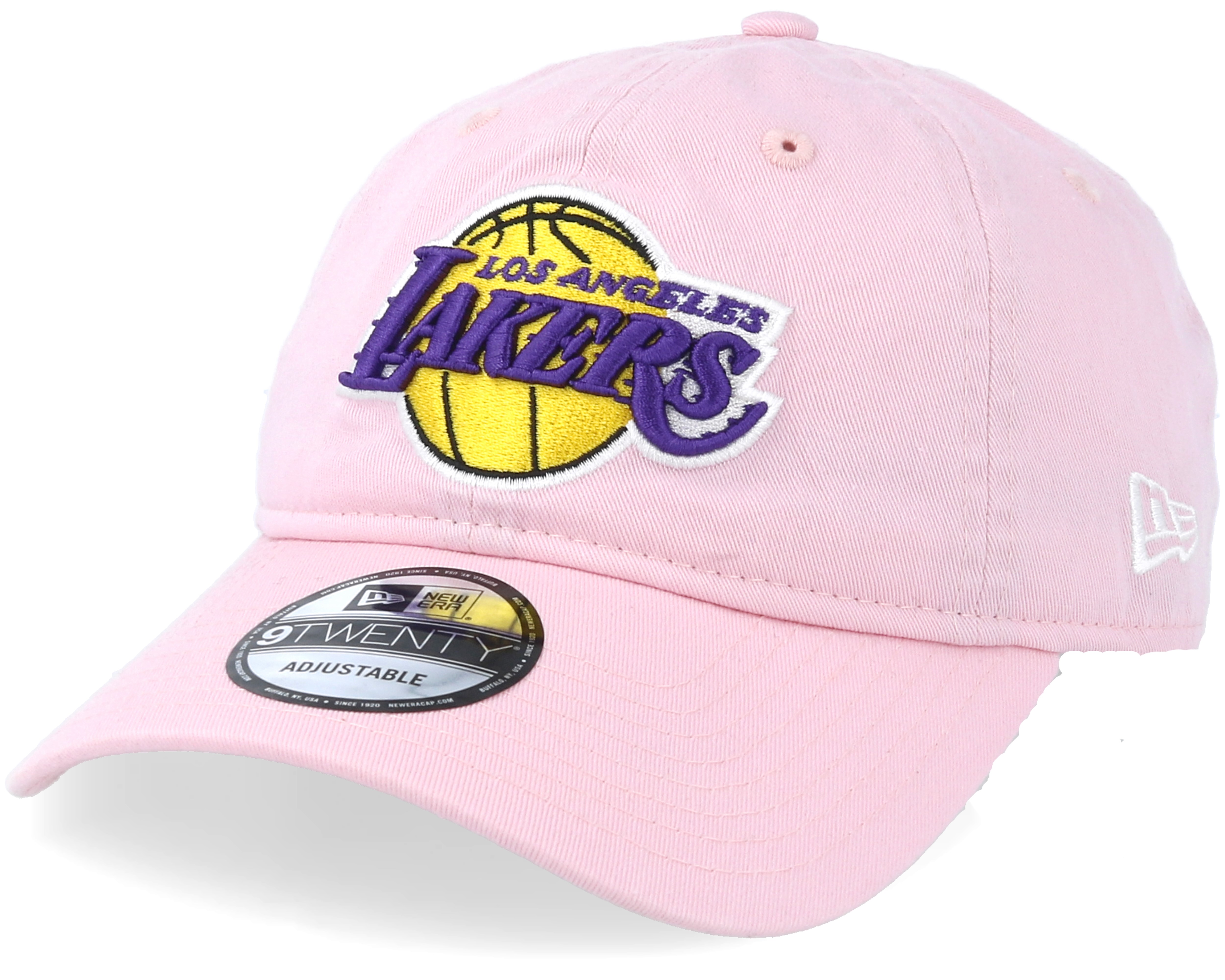 pink lakers hat