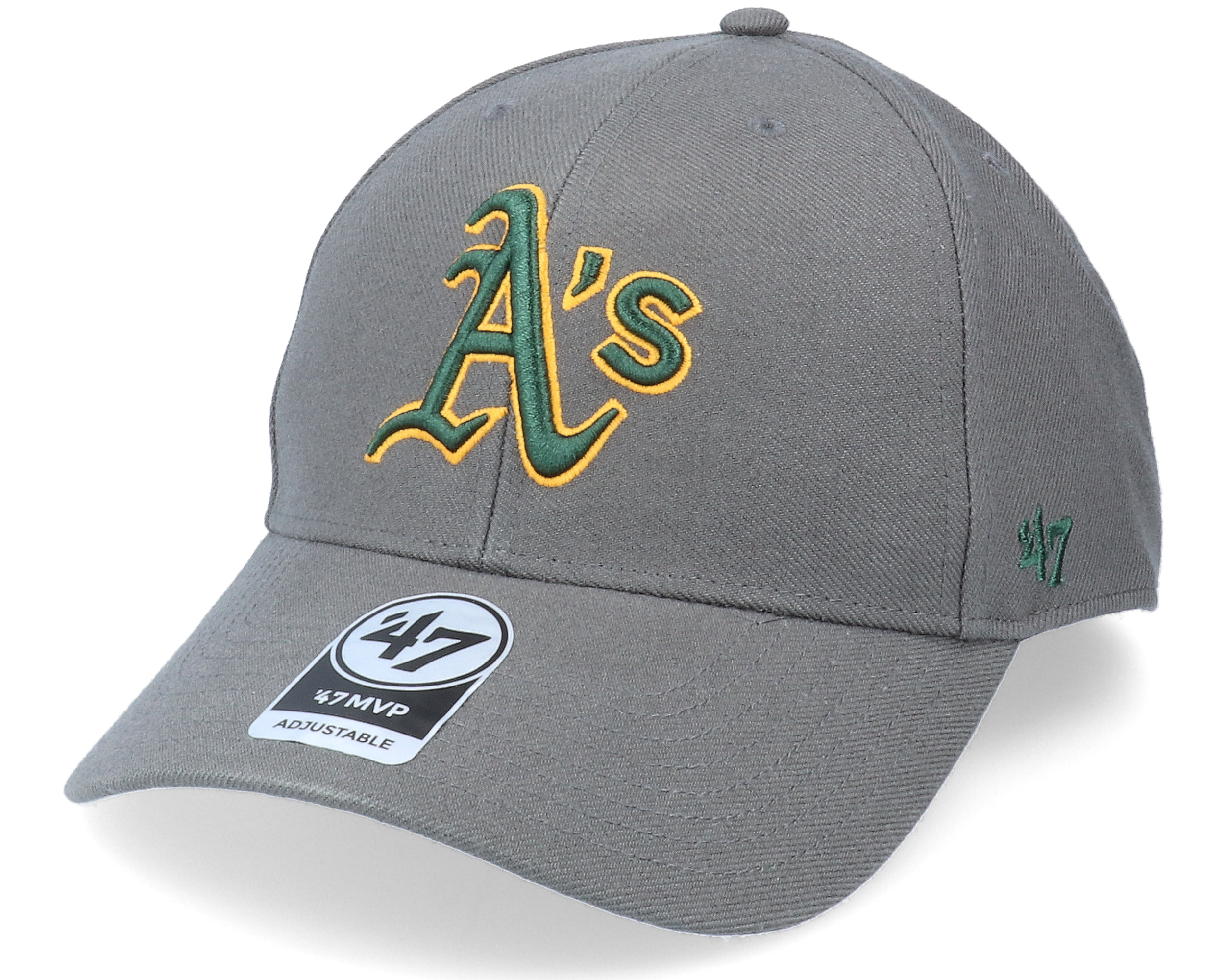 Oakland Athletics Mvp Charcoal Adjustable - 47 Brand