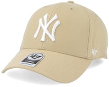 New York Yankees Mvp Light Gold Adjustable - 47 Brand