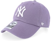 New York Yankees Clean Up White/Iris Adjustable