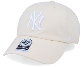 New York Yankees Clean Up Natural/White Adjustable - 47 Brand