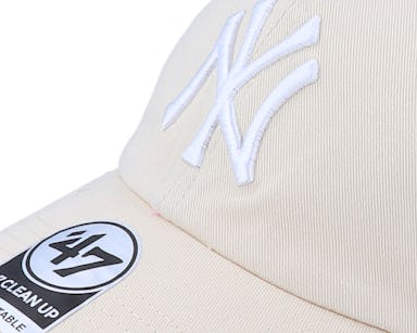 New York Yankees Clean Up Natural/White Adjustable - 47 Brand cap