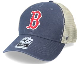 Boston Red Sox Flagship Wash Mvp Vintage Navy/Beige Trucker - 47 Brand