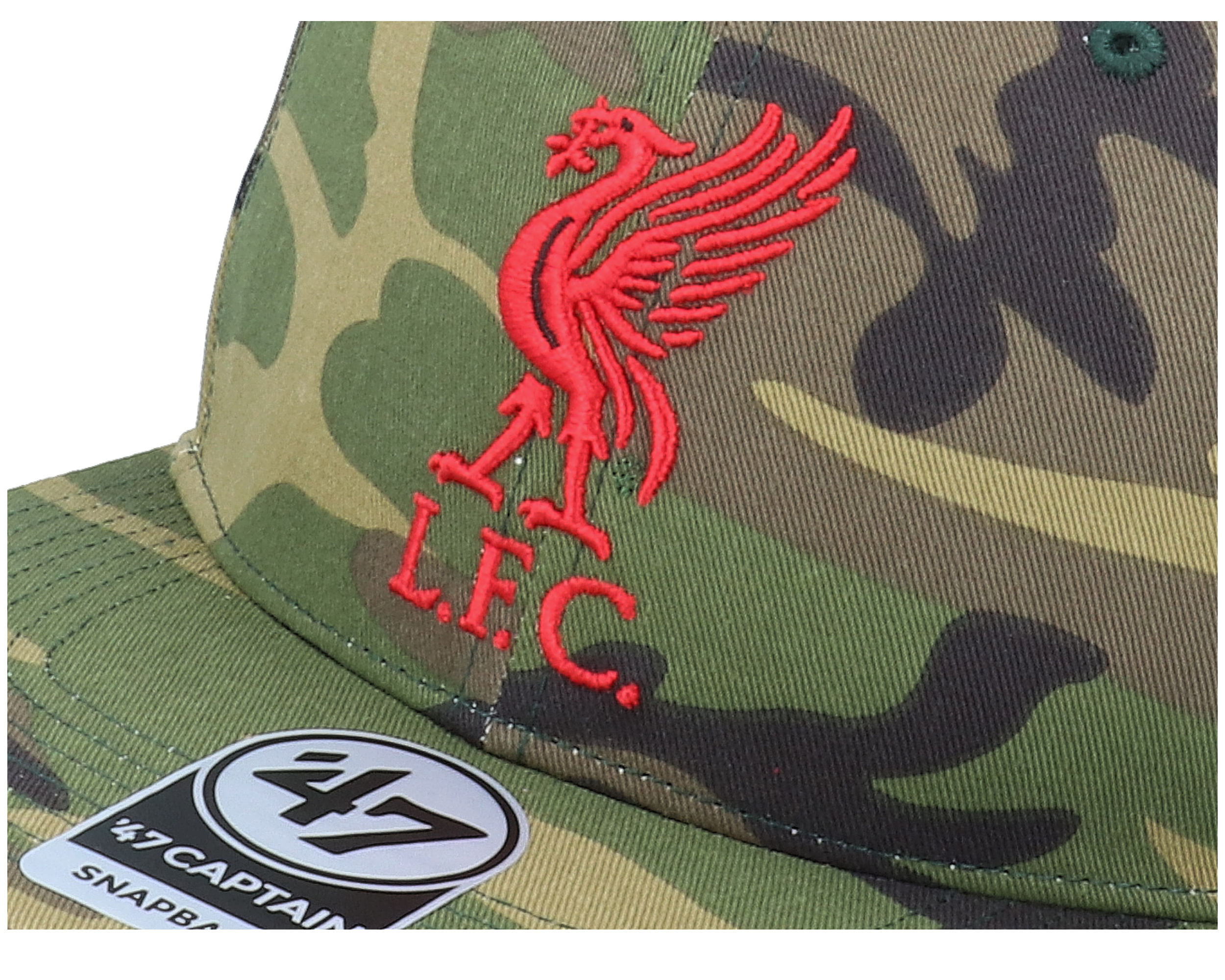 Liverpool FC Grove Captain Cap - Camouflage Design 100% Cotton Baseball Cap