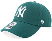 New York Yankees Mvp Pacific Green/White Adjustable