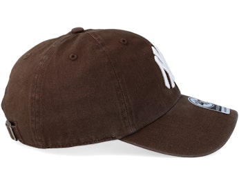 New York Yankees Clean Up Brown/White Adjustable