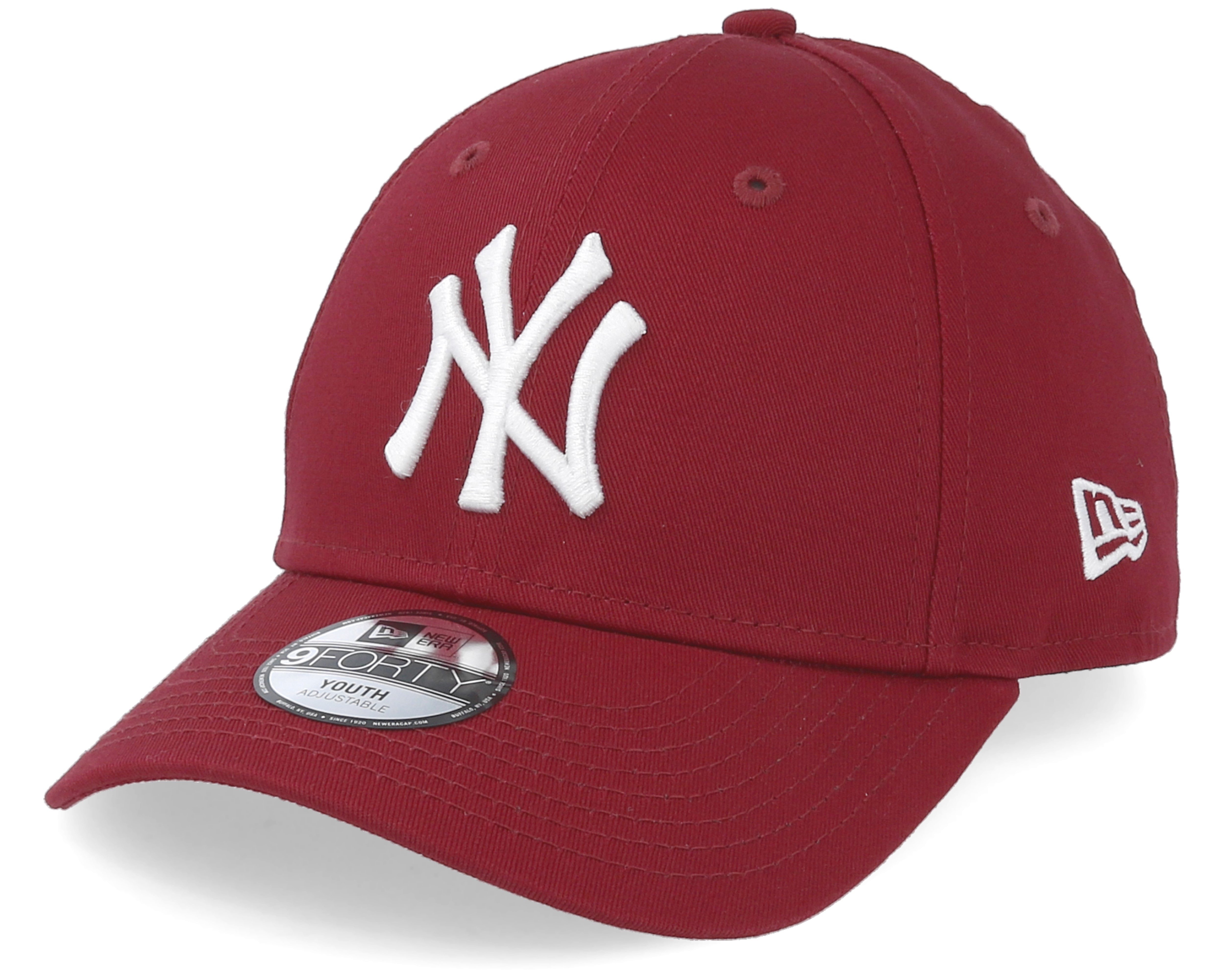 Kids New York Yankees League Essential 9Forty Cardinal/White Adjustable ...