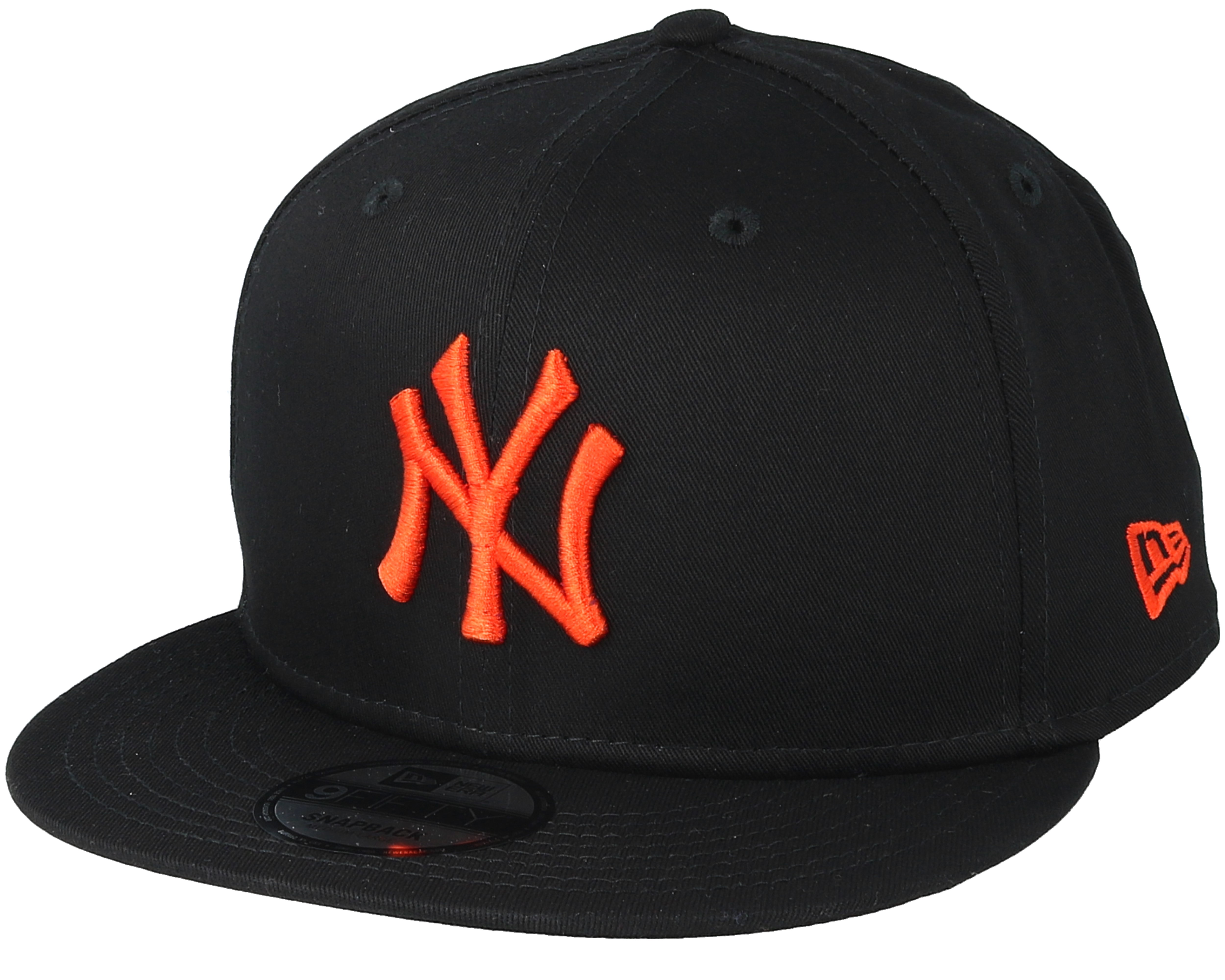 New Era Orange Logo Delaware Outline New York Yankees MLB Black Backpack