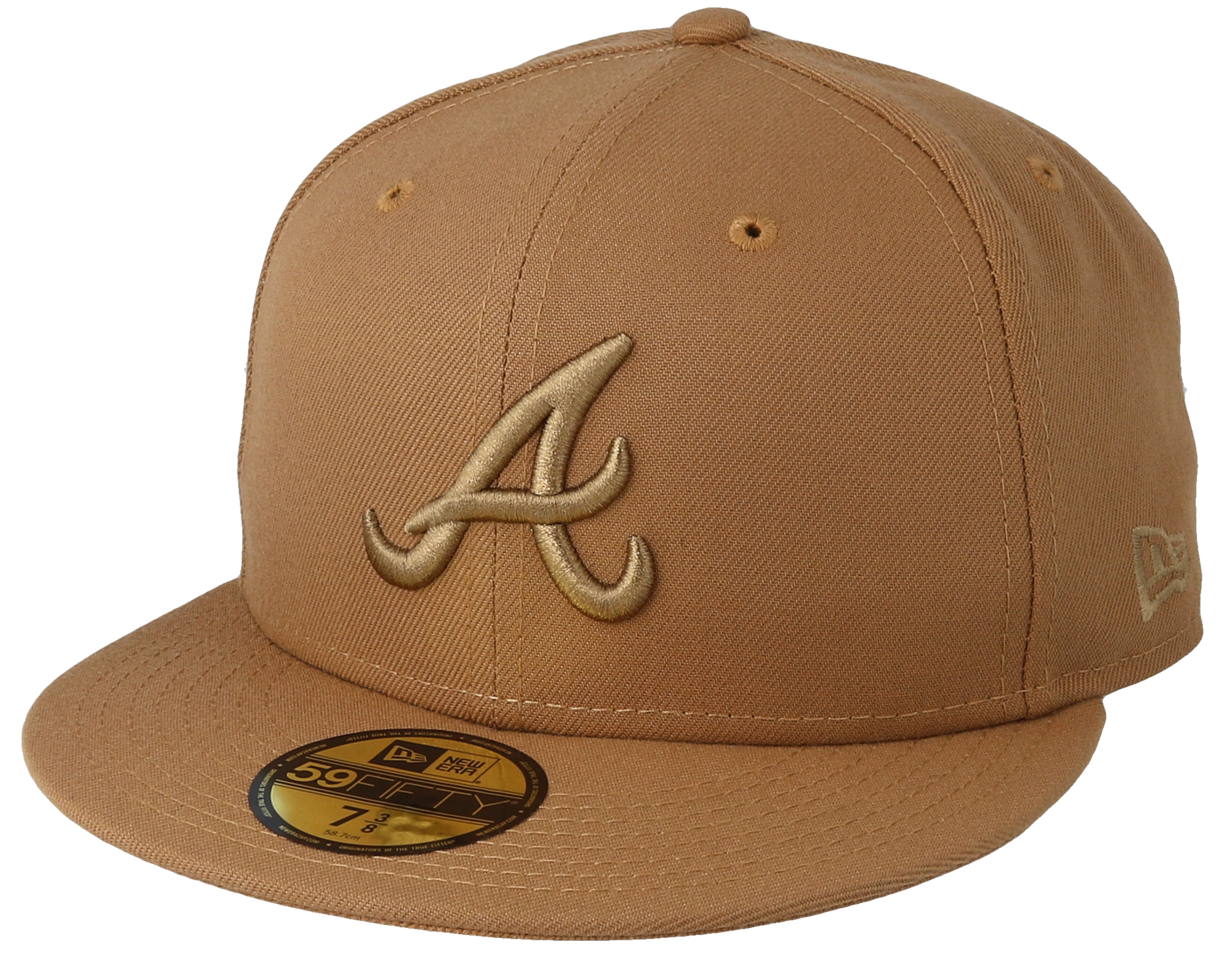 brown braves fitted