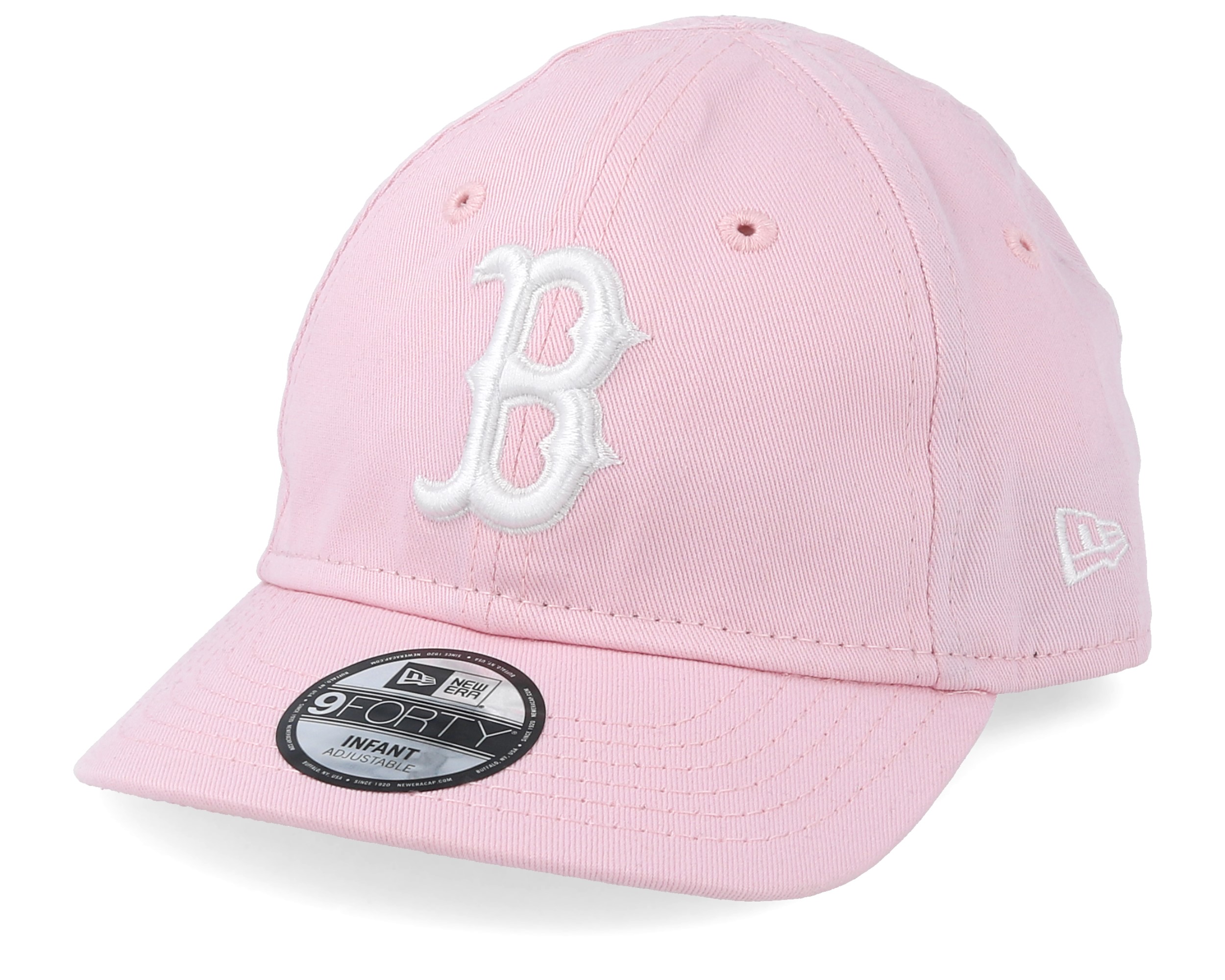 Kids Boston Red Sox Infant Essential 9Forty Pink/White Adjustable New