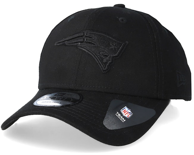 New England Patriots 9Forty Black/Black Adjustable - New Era