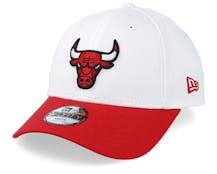 Kids Chicago Bulls Top 9Forty White/Red Adjustable - New Era