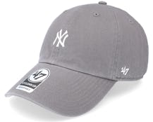 New York Yankees MLB Base Runner Clean Up Dark Grey Dad Cap - 47 Brand