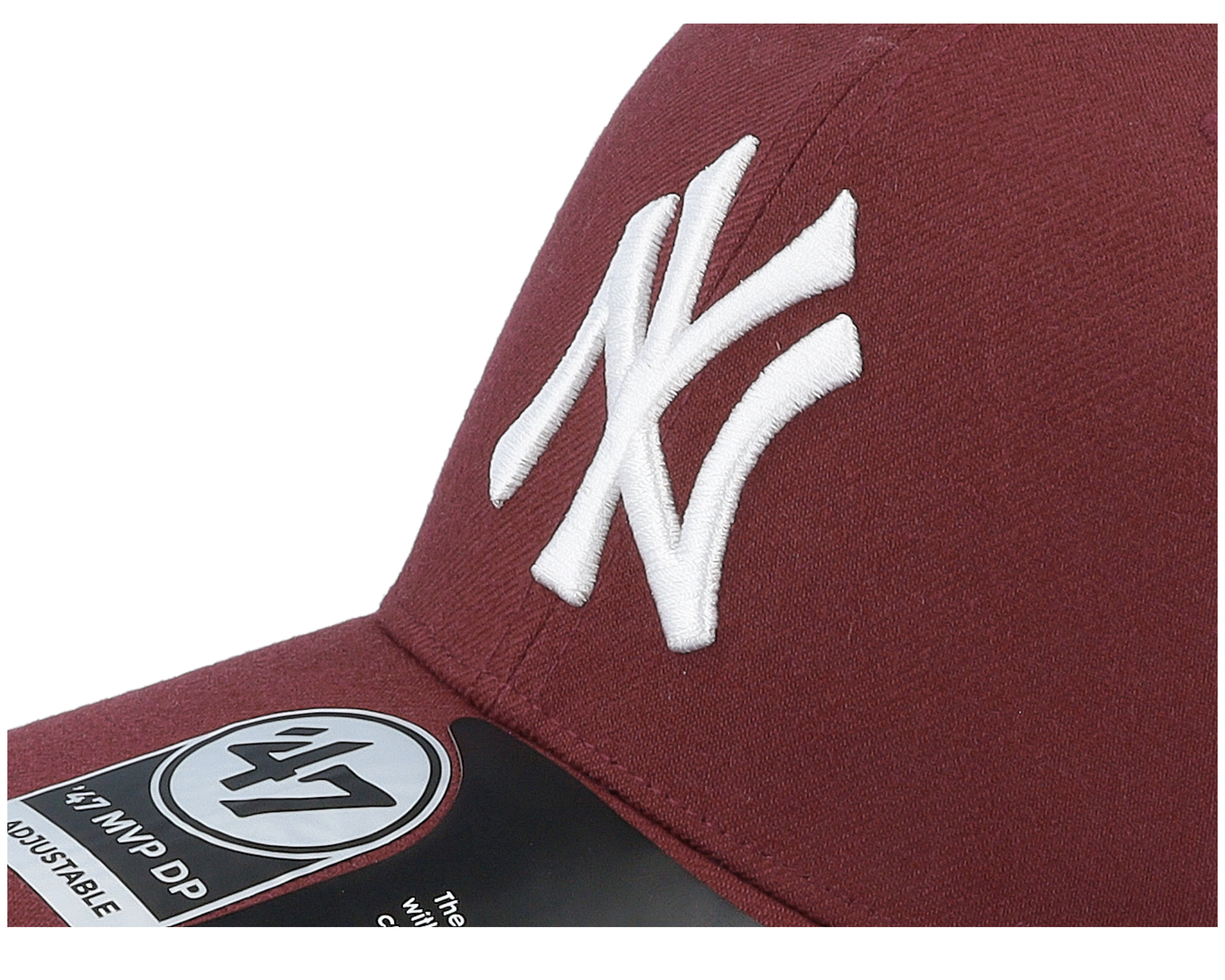 New York Yankees Cold Zone Mvp DP Dark Maroon/White Adjustable - 47 ...