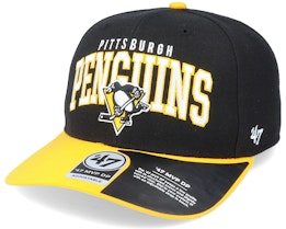 Pittsburgh Penguins McCaw Mvp DP Black/Yellow Adjustable - 47 Brand