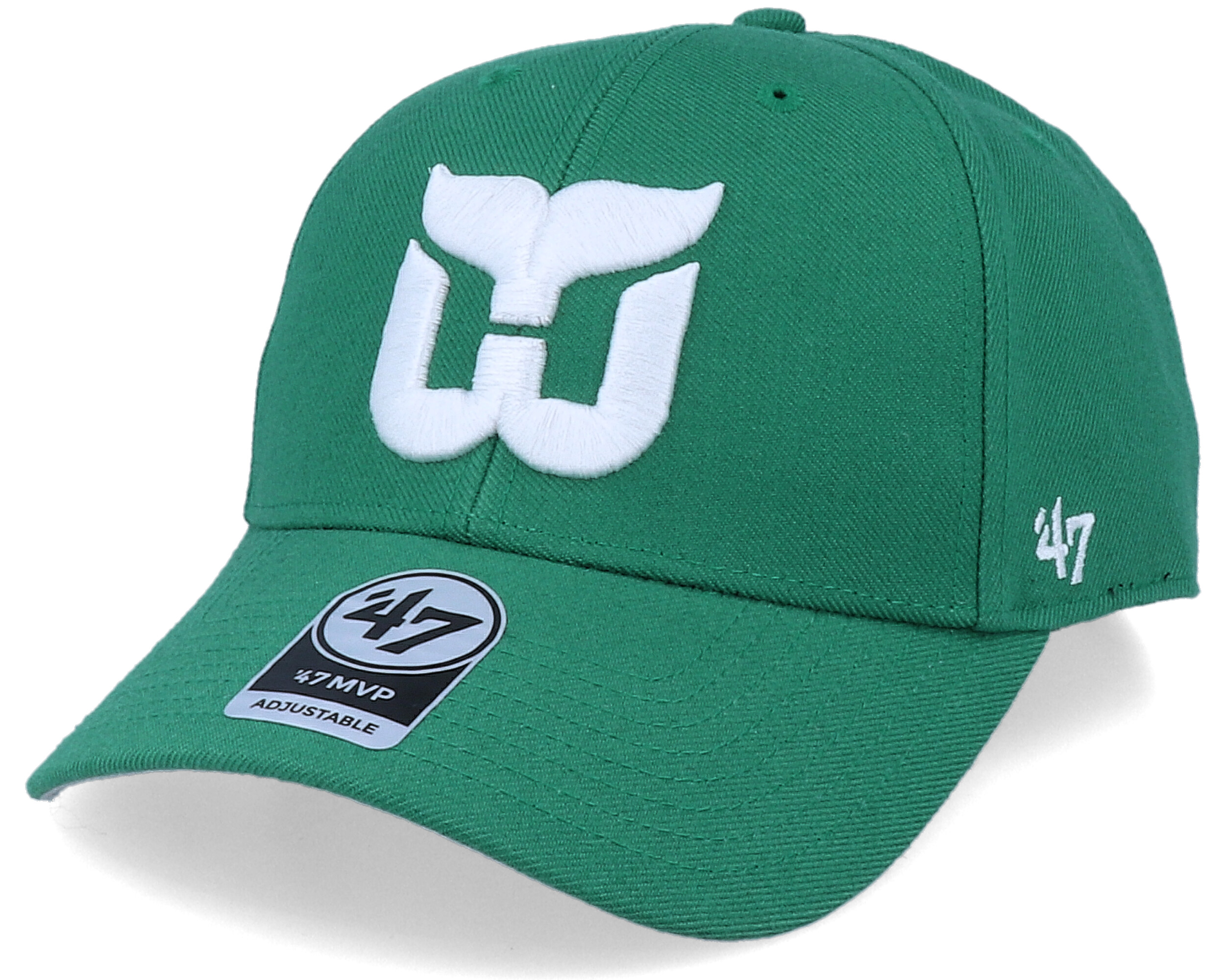 Hartford Whalers 47 Brand Green Clean Up Adjustable Hat