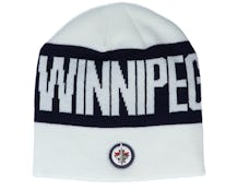 Winnipeg Jets 19 White/Black Beanie - Adidas