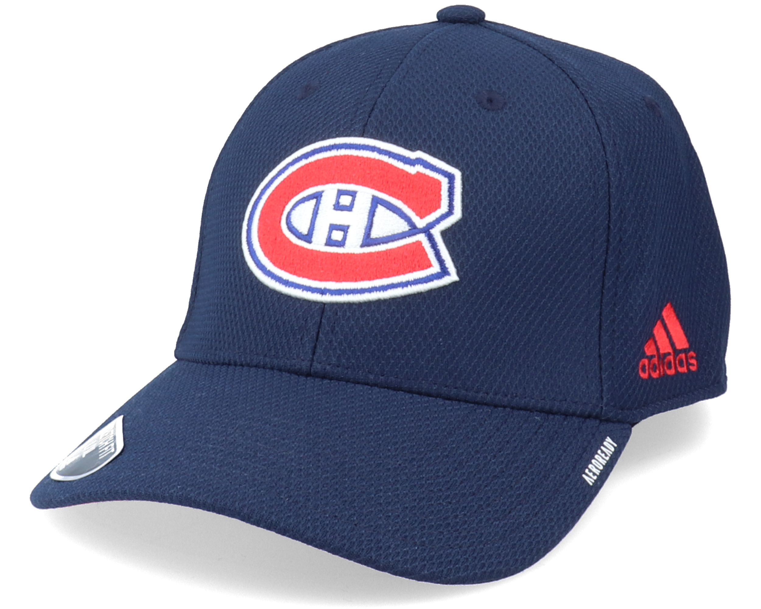 Montreal Canadiens Coach Structured Navy Flexfit Adidas caps
