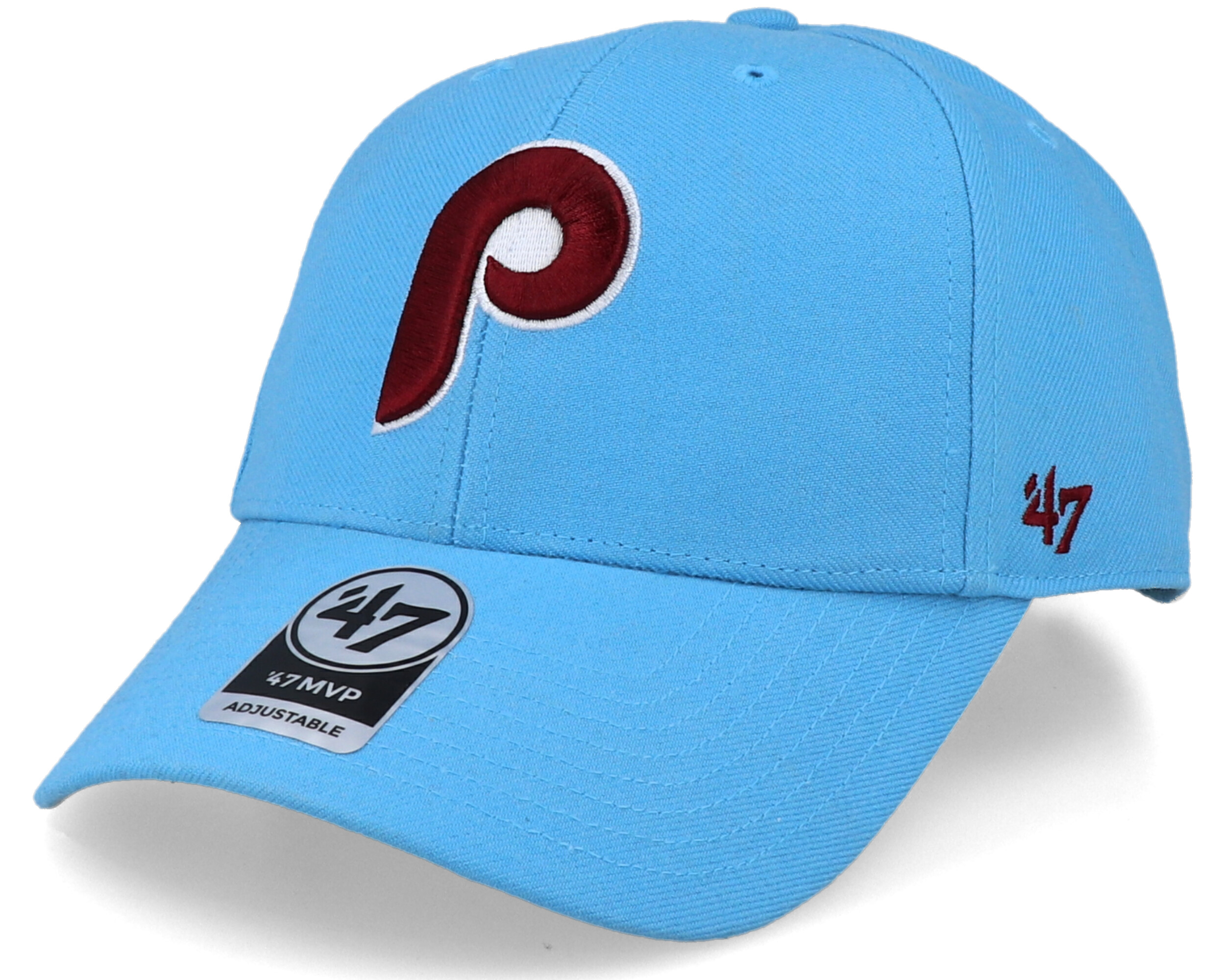 Kansas City Royals Black/Powder MVP Adjustable Hat by '47 Brand