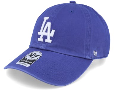 47 Brand Los Angeles LA Dodgers Clean Up Gorra, Negro, Royal