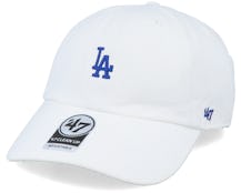 Los Angeles Dodgers Base Runner Clean Up White/Blue Adjustable - 47 Brand