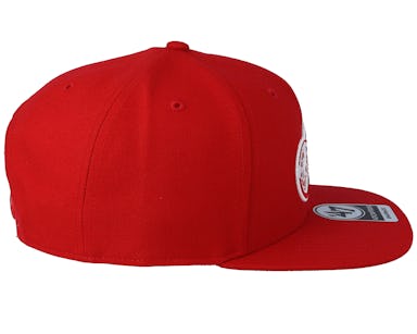 Detroit Red Wings '47 No Shot Captain Snapback Hat - Red