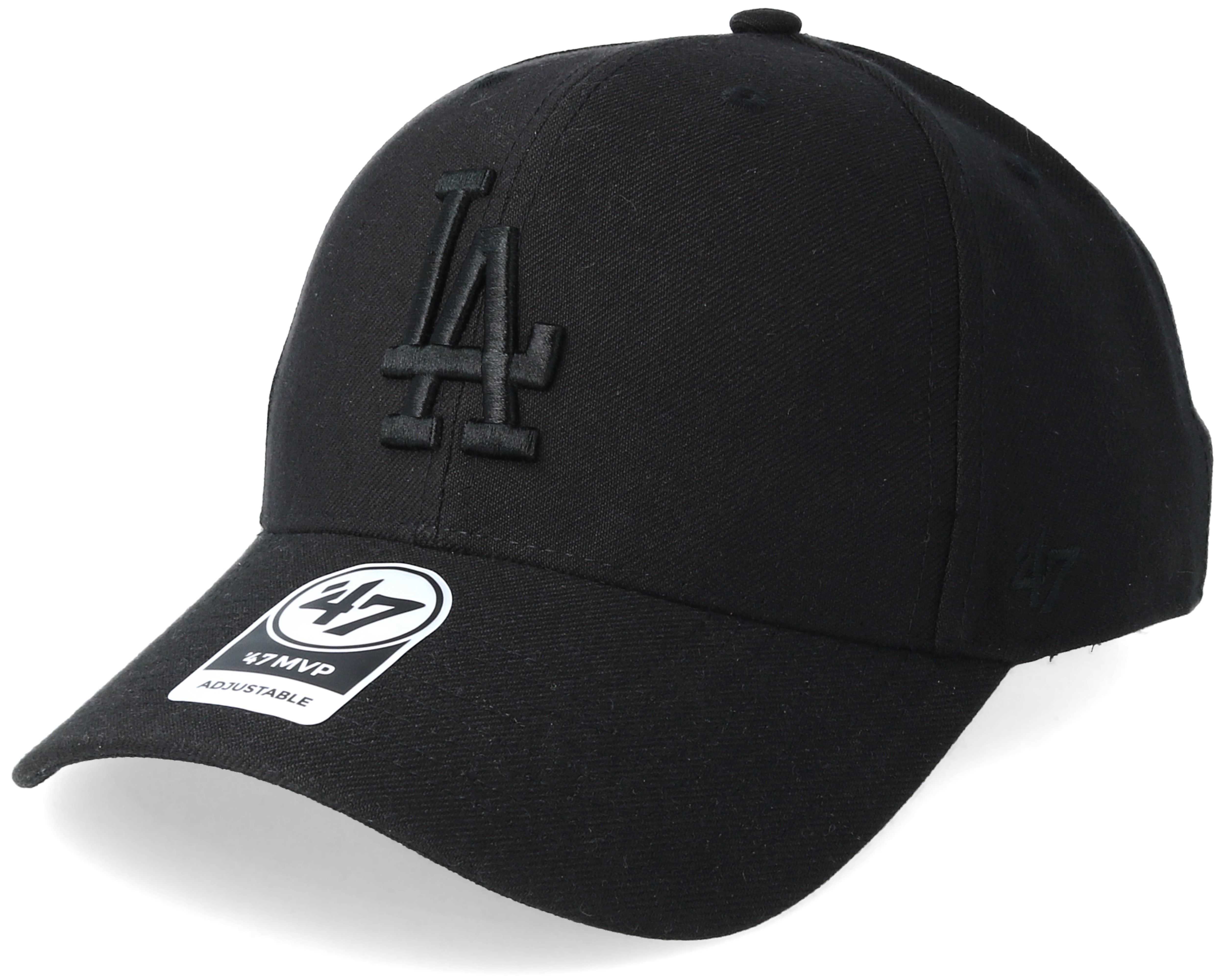 47 Brand MLB LA Dodgers Baseball Cap In Black With Small Logo for Men
