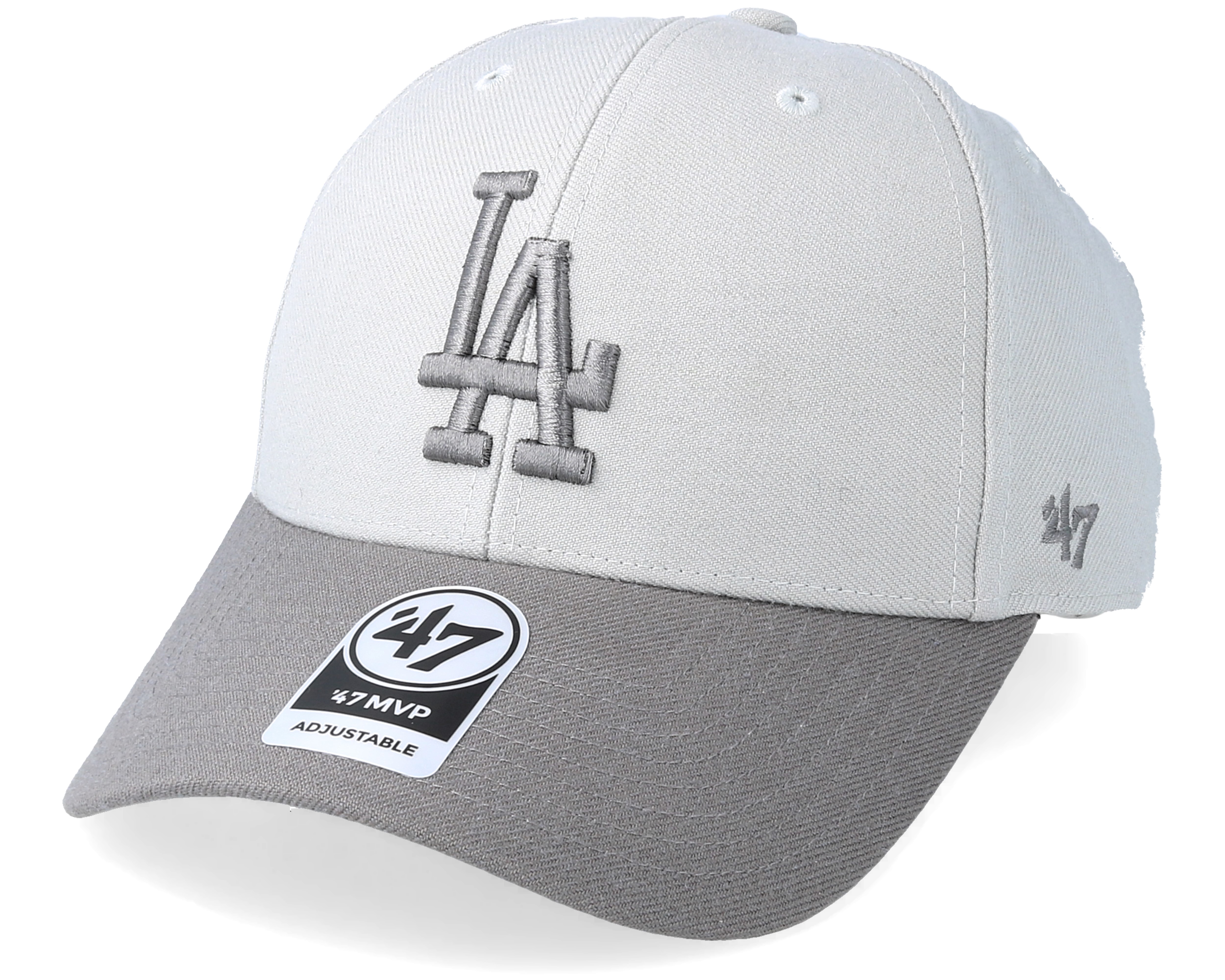 47 MLB Two Tone Clean Up Adjustable Hat, Adult One Size Fits All (Los  Angeles Dodgers Storm Gray)