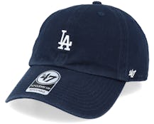 Los Angeles Dodgers Base Runner Clean Up Navy/White Adjustable - 47 Brand