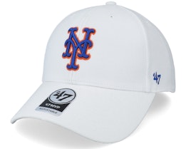 New York Mets Mvp White Adjustable - 47 Brand