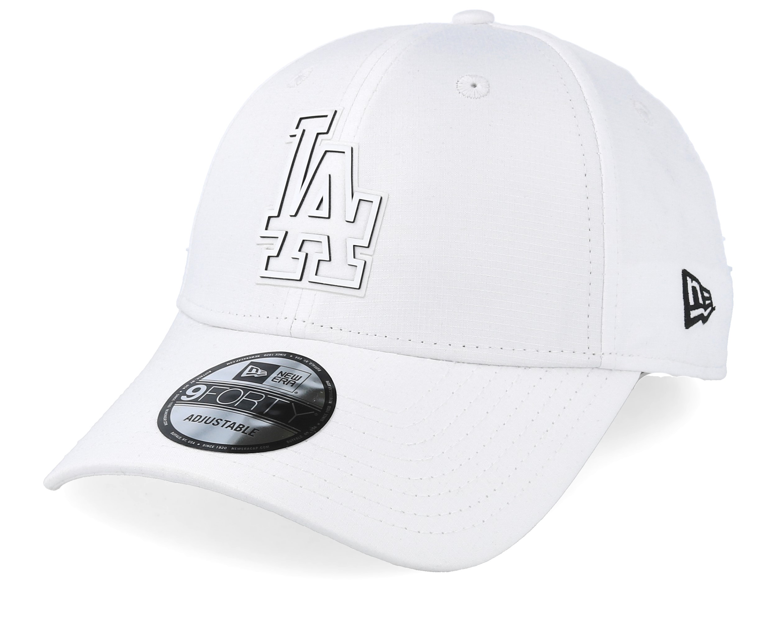 New Era MLB Ripstop 9Forty LA Dodgers adjustable cap in black