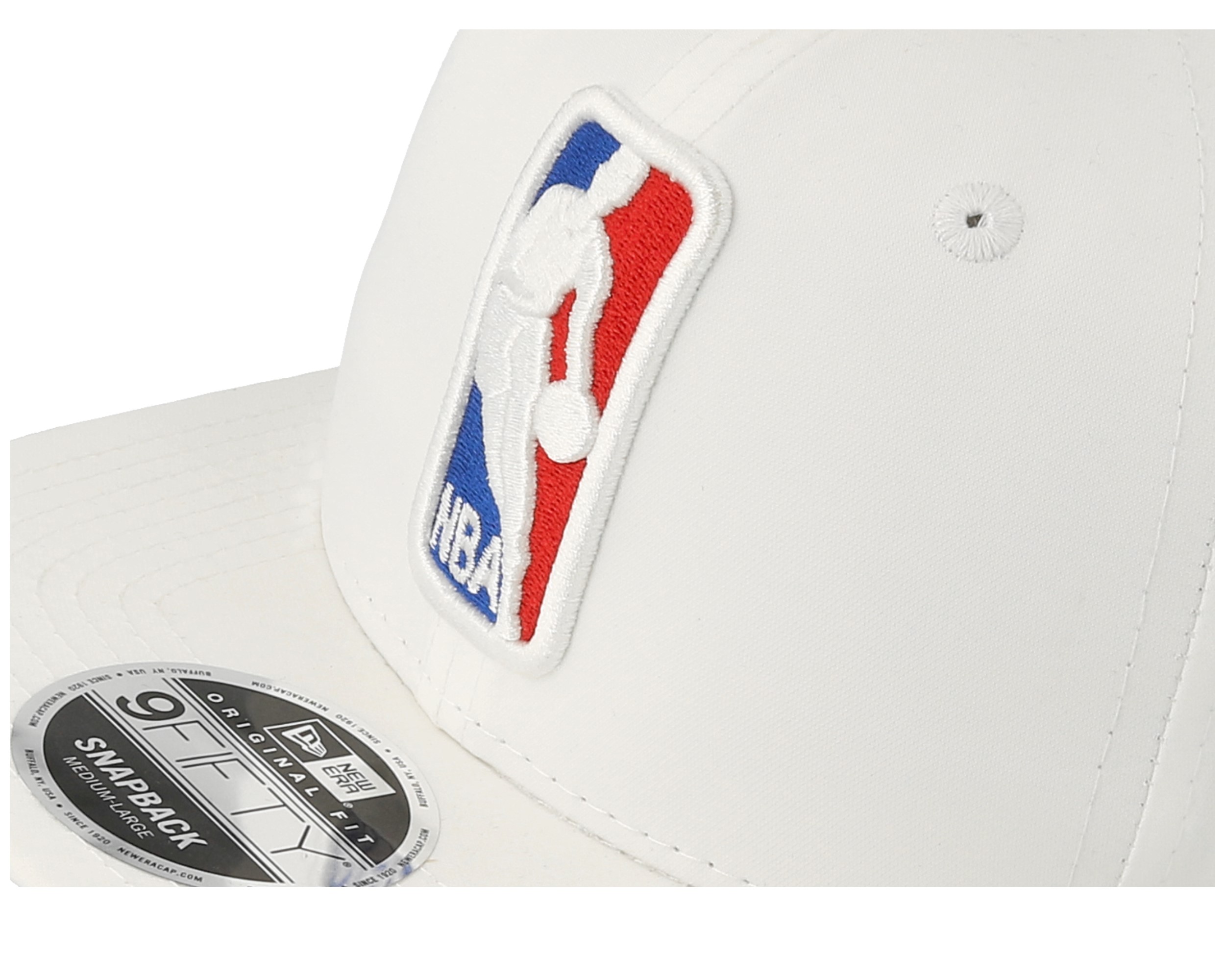 NBA Logo Featherweight White Snapback