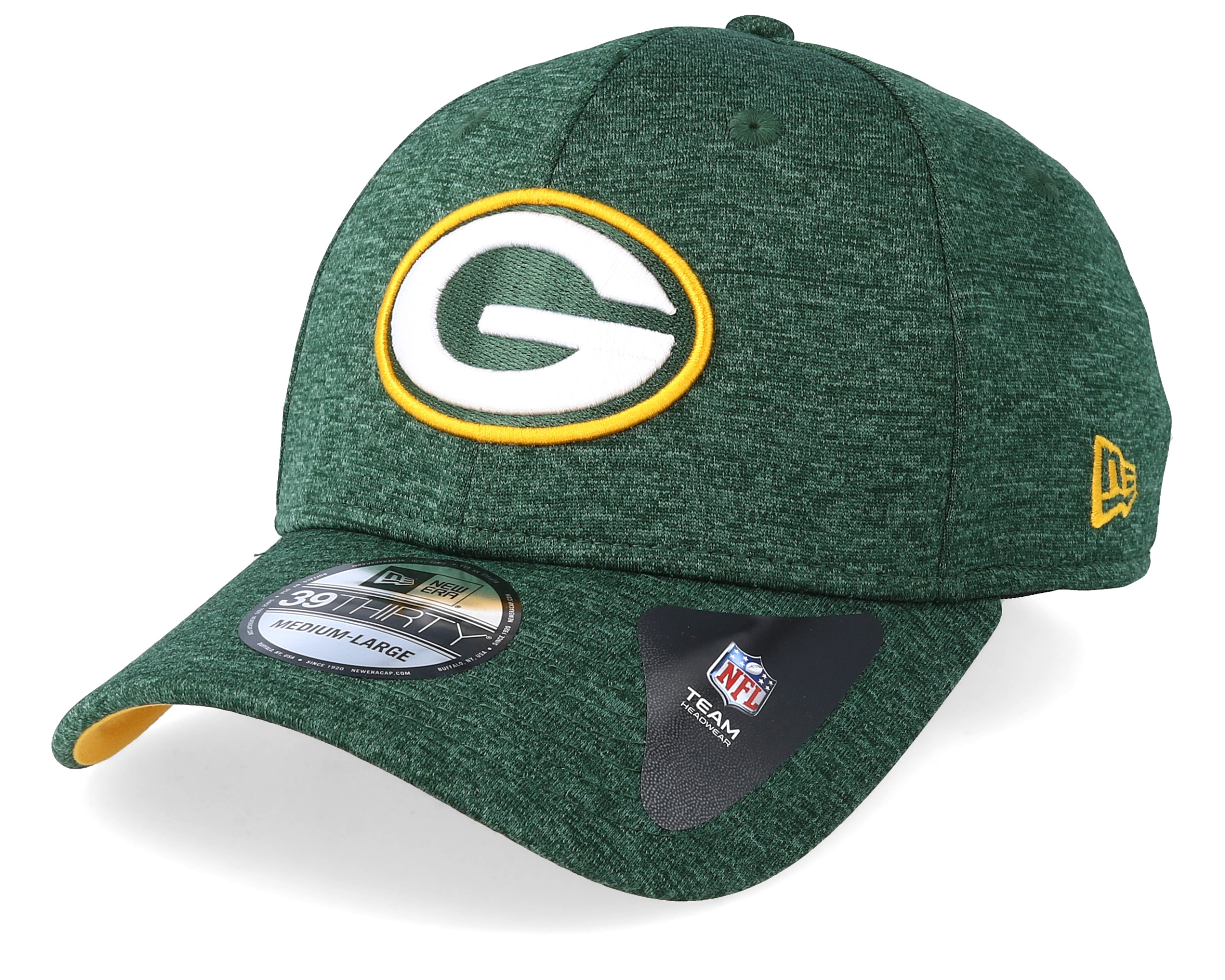 Green Bay PACKERS NFL Shadow Tech 39THIRTY New Era green