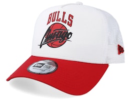 Chicago Bulls Neoprene White/Red Trucker - New Era