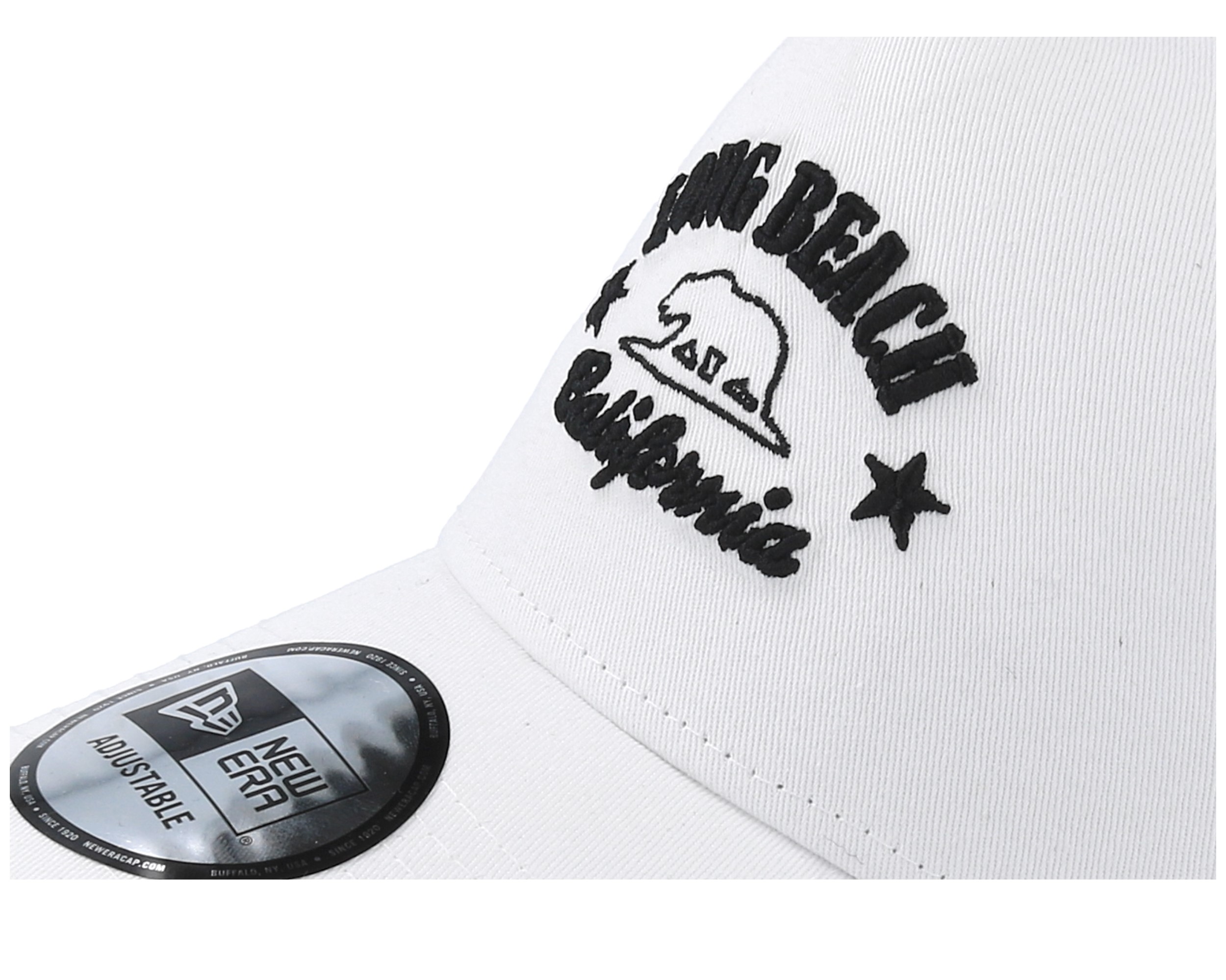 Long Beach California White Trucker