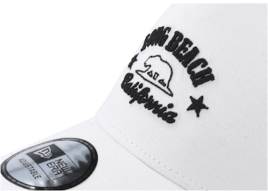 Long Beach California White Trucker