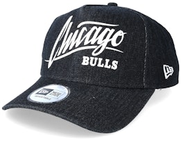 Chicago Bulls Denim A Frame Black Adjustable - New Era