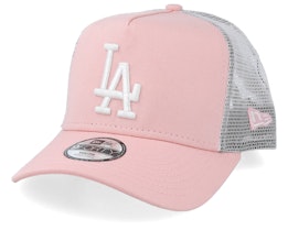 Kids Los Angeles Dodgers League Essential Pink/White Trucker - New Era