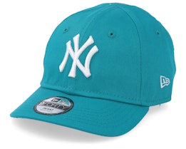 Kids New York Yankees League Essential 9Forty Infant Teal/White Adjustable - New Era
