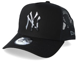 New York Yankees Camo Infill Black Trucker - New Era