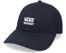 Court Side Hat Black Checker Dad Cap - Vans