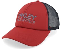 Factory Pilot Hat Iron Red/Black Trucker - Oakley