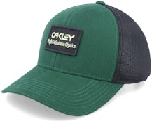 B1b High Definition Optics Patch Hunter Green/Black  Trucker - Oakley